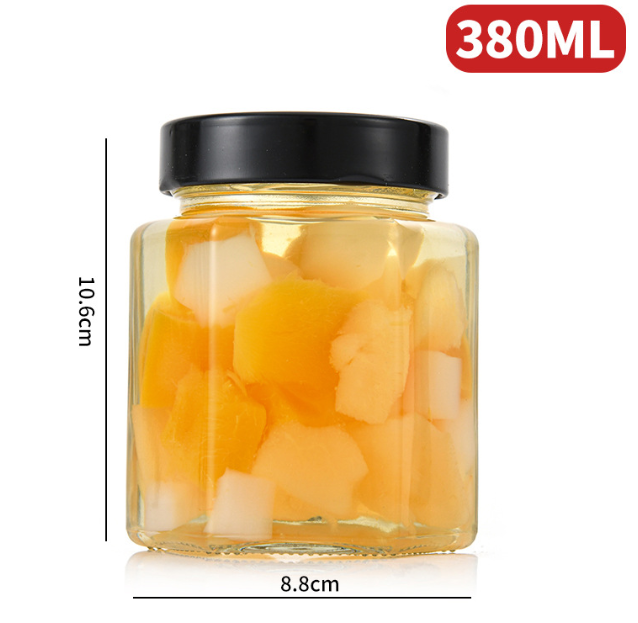 380ml六棱（léng）醬菜瓶