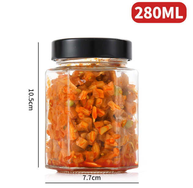 280ml六棱醬菜（cài）瓶